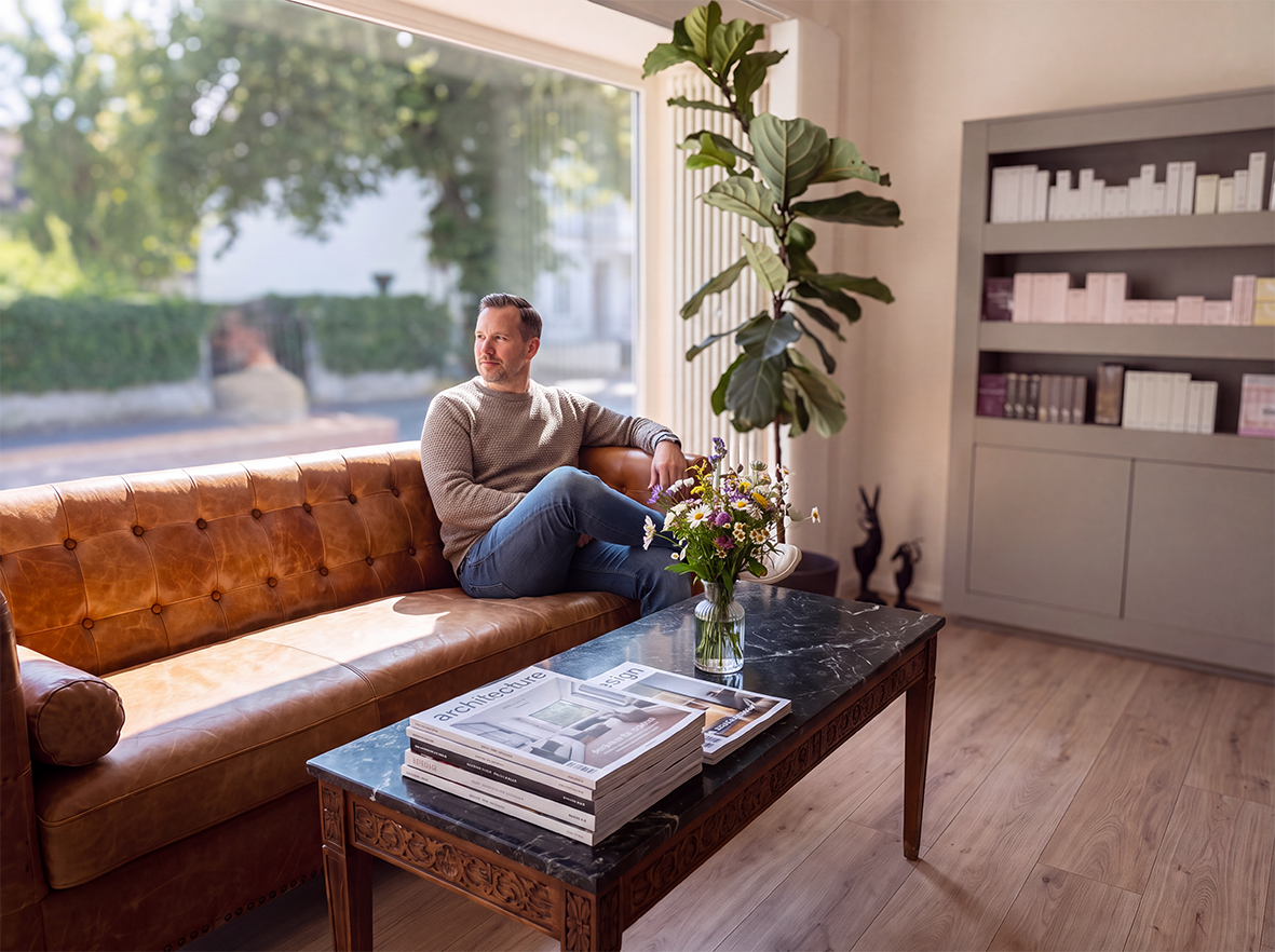 Empfangsbereich im Kosmetikstudio Mr. Beau in der Lindenstraße 3, Trier